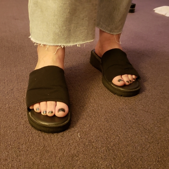 Vintage Montego bay club sandal Y2K chunky slide - Picture 1 of 4